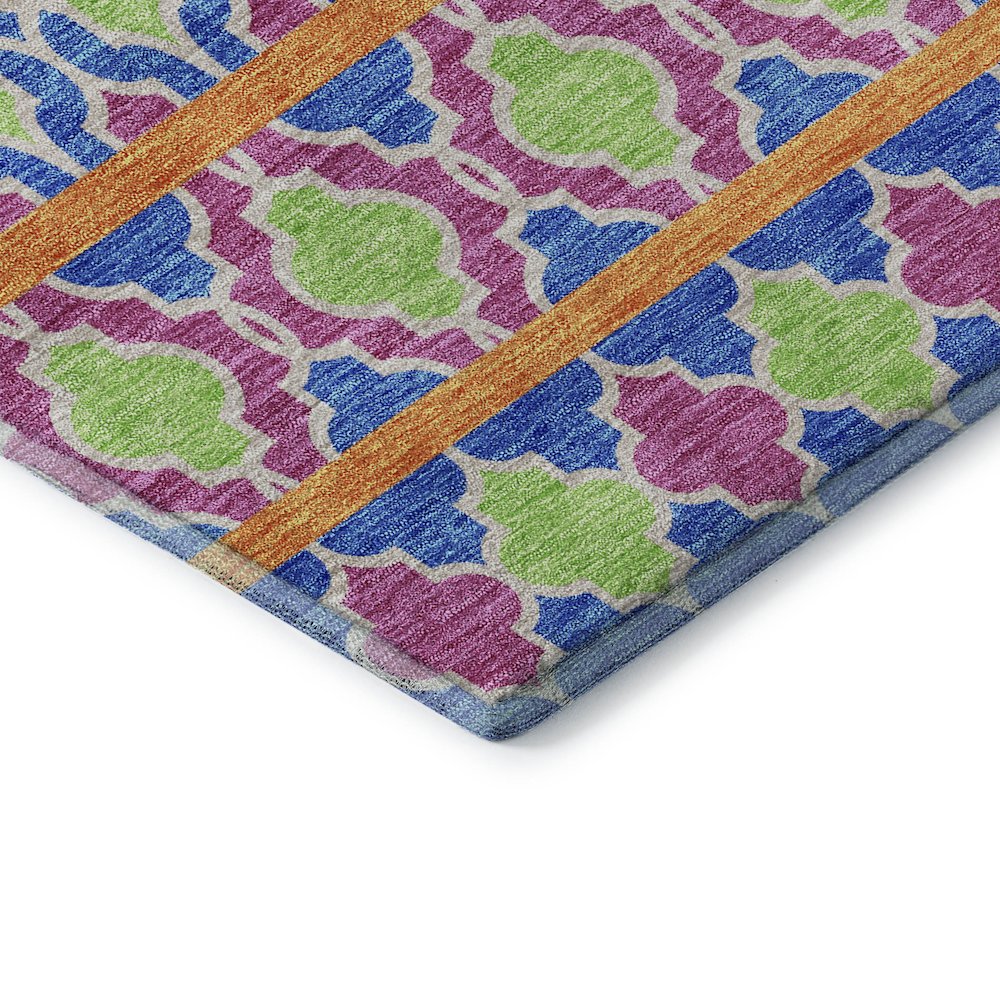 Premium Machine Washable Mayfield AMF726 Blush 5' x 7'6" Rug. Picture 3