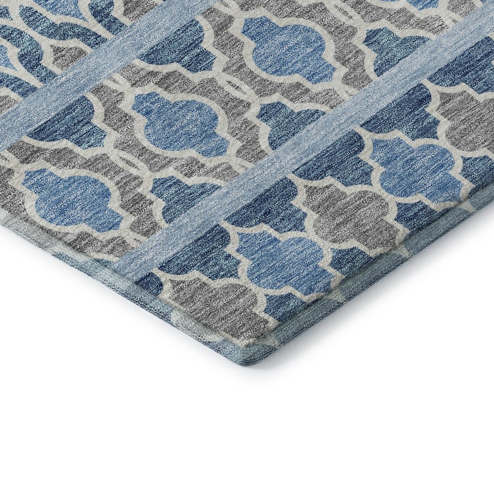 Premium Machine Washable Mayfield AMF726 Sky 5' x 7'6" Rug. Picture 3