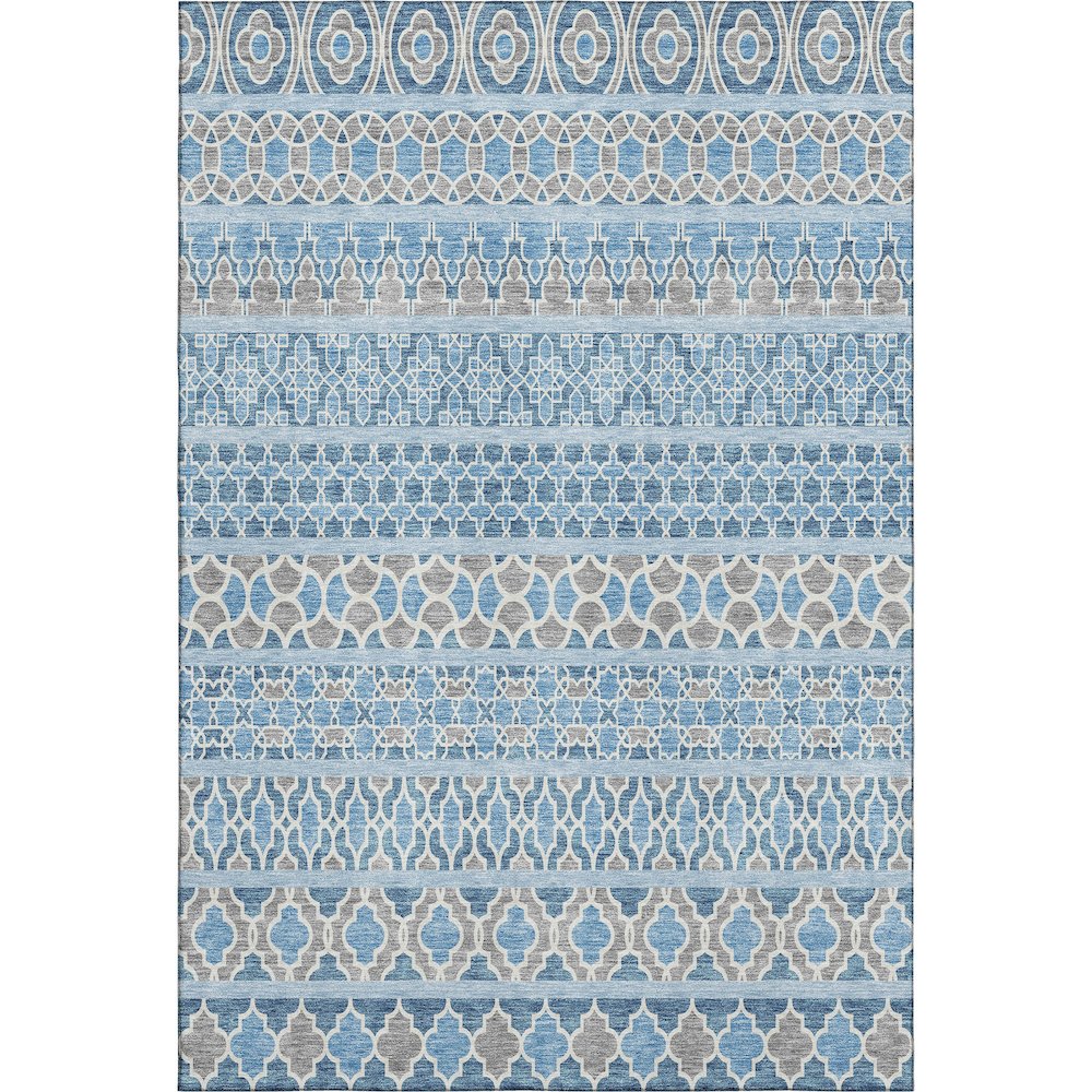 Premium Machine Washable Mayfield AMF726 Sky 9' x 12' Rug. Picture 1