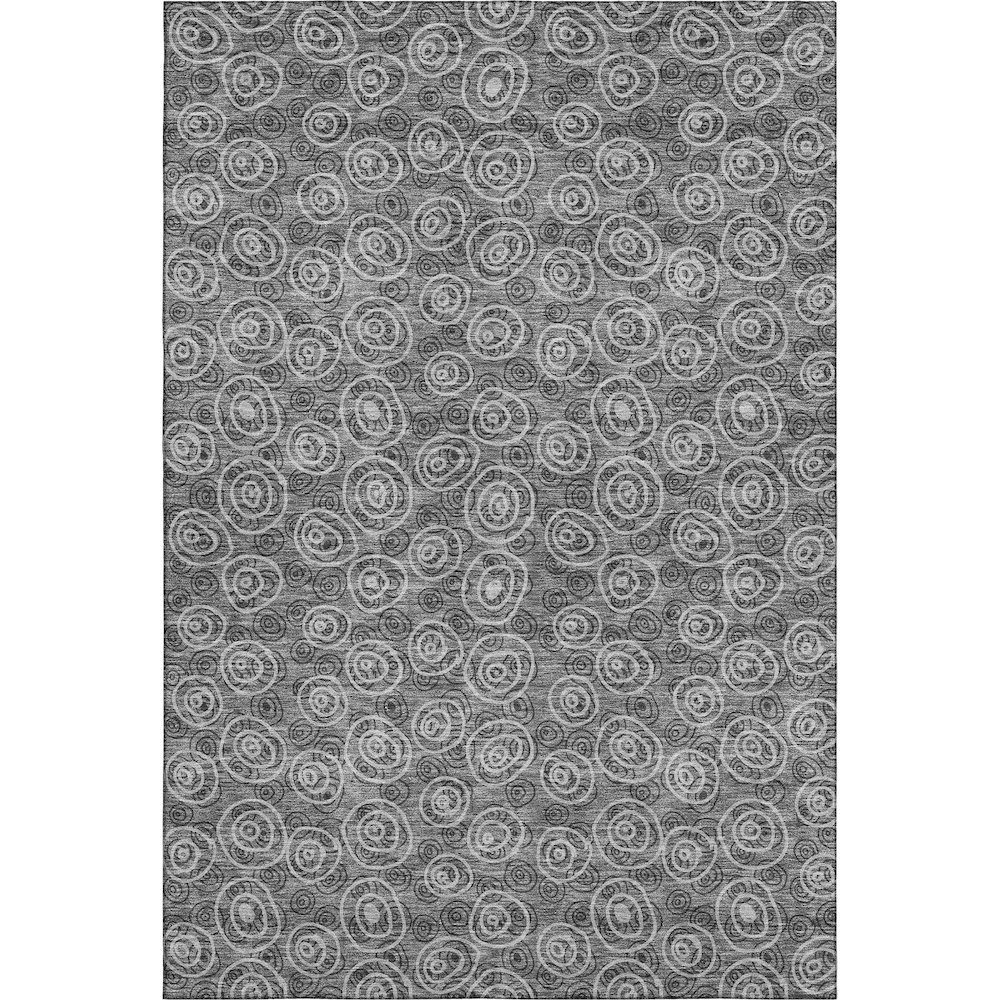Premium Machine Washable Mayfield AMF728 Gray 9' x 12' Rug. Picture 1