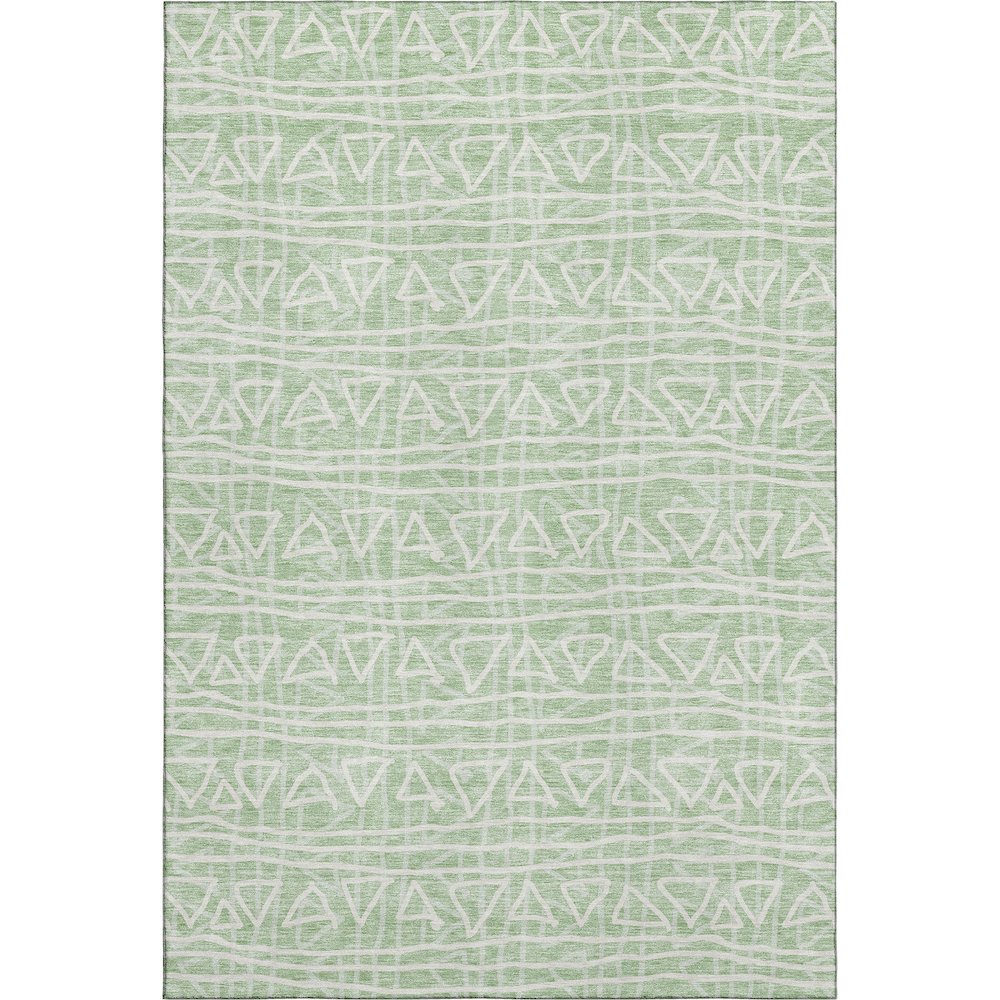 Premium Machine Washable Mayfield AMF730 Mint 9' x 12' Rug. Picture 1