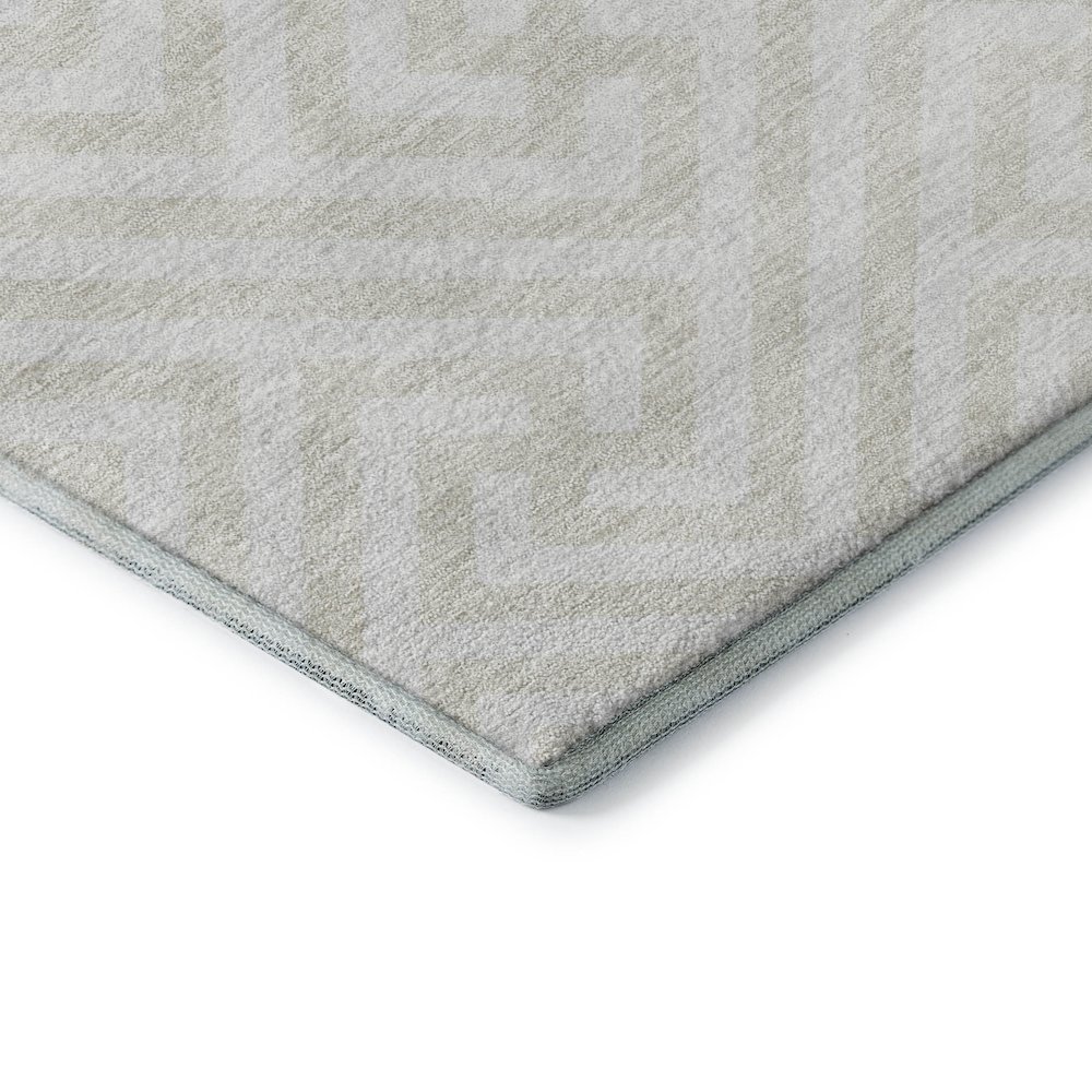 Premium Machine Washable Mayfield AMF731 Ivory 5' x 7'6" Rug. Picture 3