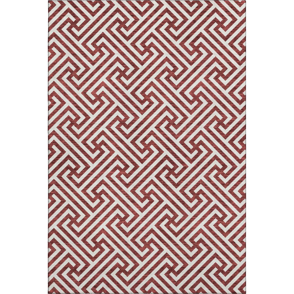 Premium Machine Washable Mayfield AMF731 Merlot 9' x 12' Rug. Picture 1
