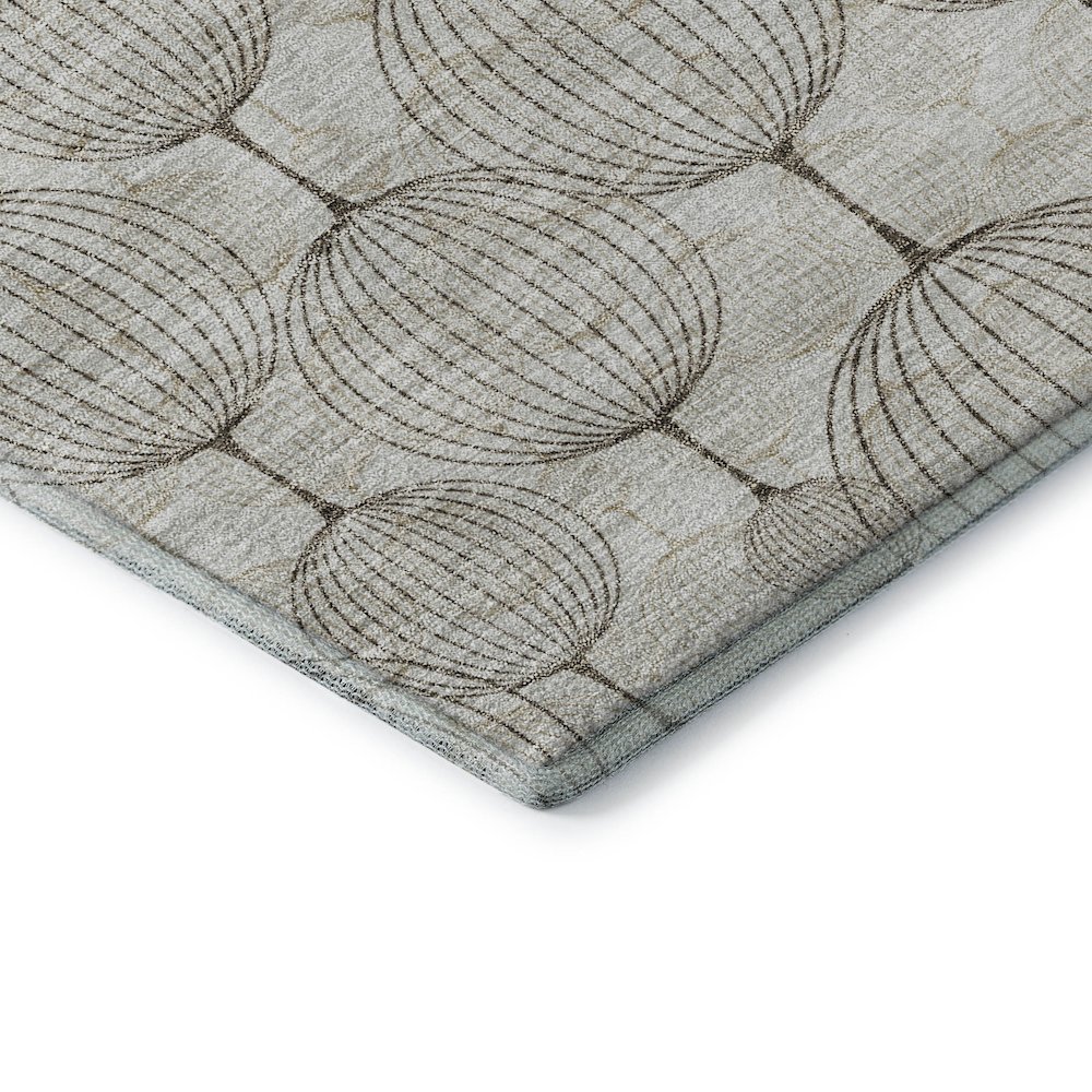 Premium Machine Washable Mayfield AMF732 Beige 5' x 7'6" Rug. Picture 3