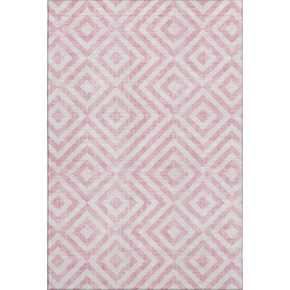 Premium Machine Washable Mayfield AMF733 Pink 9' x 12' Rug. Picture 1