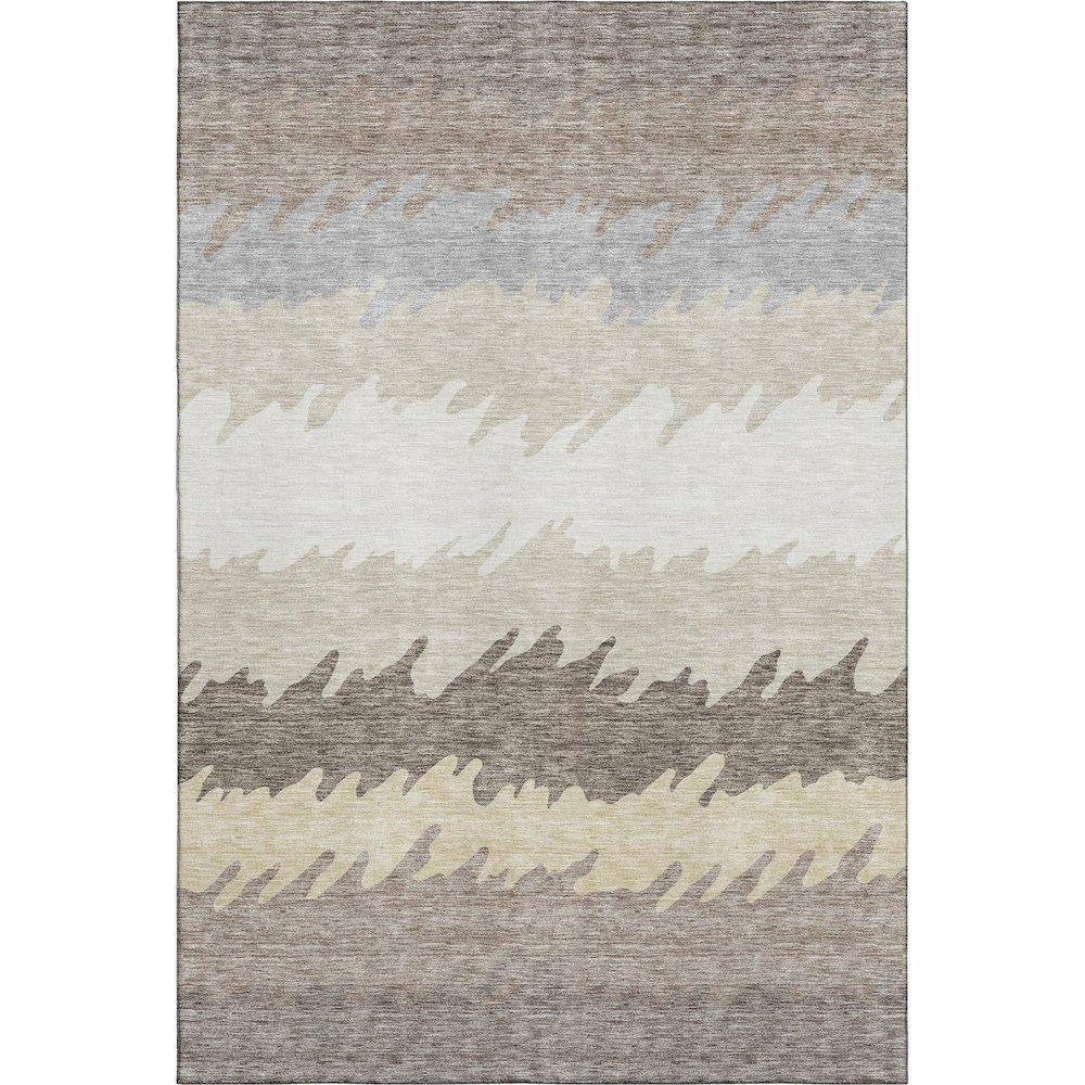 Premium Machine Washable Mayfield AMF736 Taupe 9' x 12' Rug. Picture 1