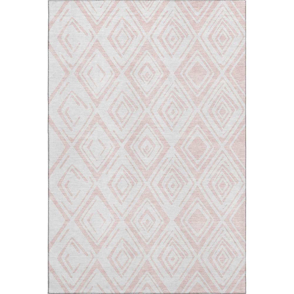 Premium Machine Washable Mayfield AMF737 Pink 9' x 12' Rug. Picture 1