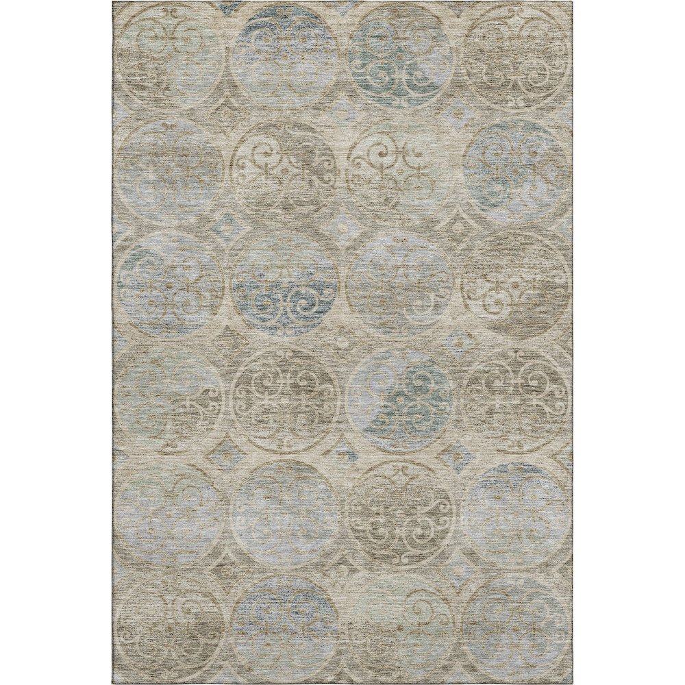 Premium Machine Washable Mayfield AMF738 Beige 9' x 12' Rug. Picture 1