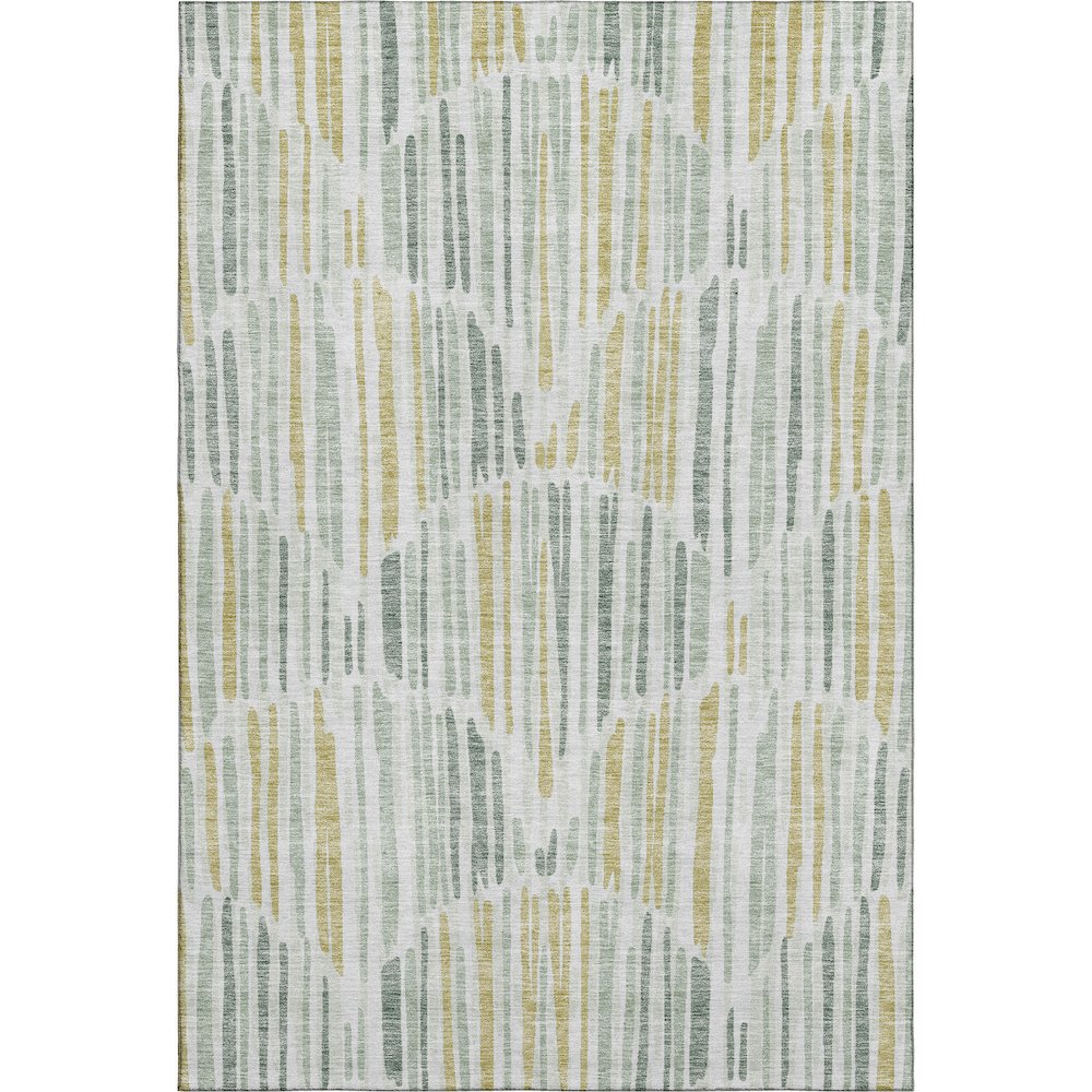 Premium Machine Washable Mayfield AMF739 Sage 9' x 12' Rug. Picture 1
