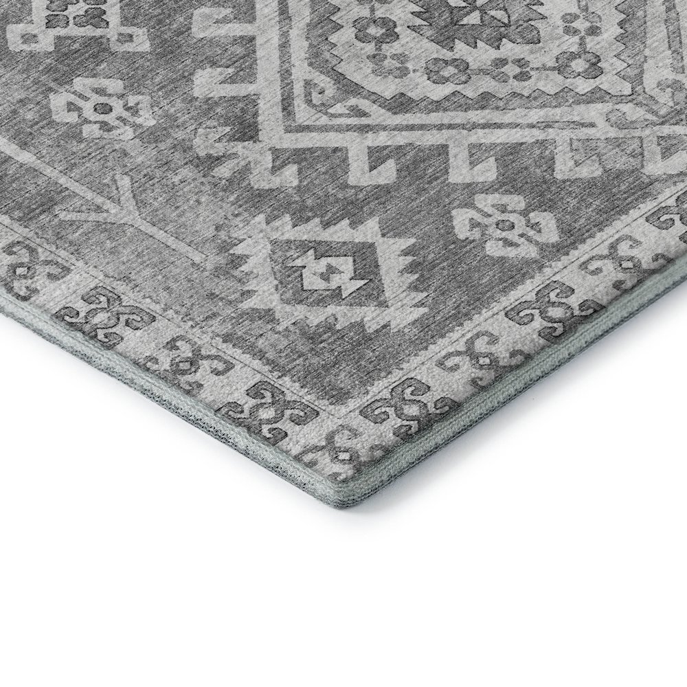 Premium Machine Washable Mayfield  Ash 5' x 7'6" Rug. Picture 3