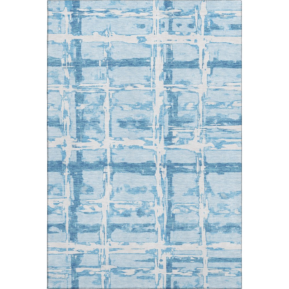 Premium Machine Washable Mayfield AMF745 Sky 9' x 12' Rug. Picture 1