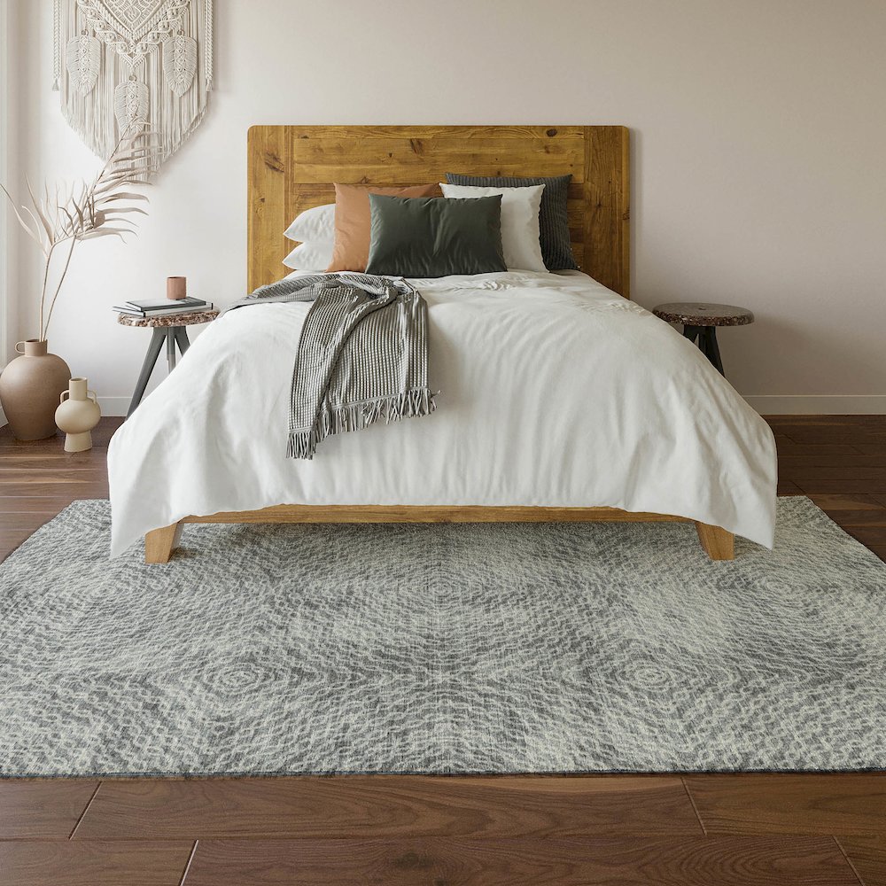 Premium Machine Washable Mayfield  Ash 9' x 12' Rug. Picture 6