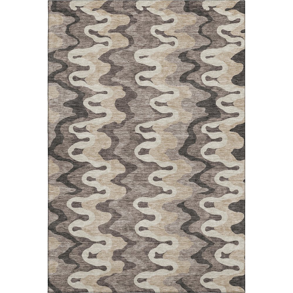 Premium Machine Washable Mayfield AMF750 Taupe 9' x 12' Rug. Picture 1