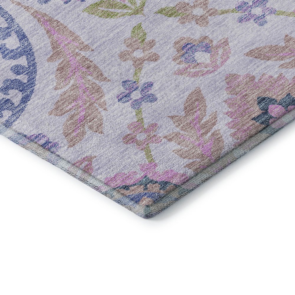 Premium Machine Washable Mayfield AMF751 Blush 5' x 7'6" Rug. Picture 3