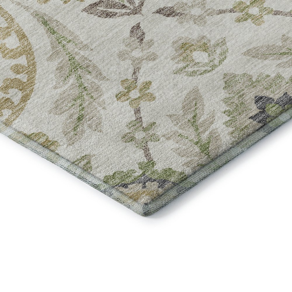 Premium Machine Washable Mayfield AMF751 Ivory 5' x 7'6" Rug. Picture 3