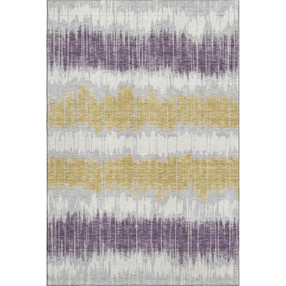 Premium Machine Washable Mayfield AMF755 Silver 9' x 12' Rug. Picture 1