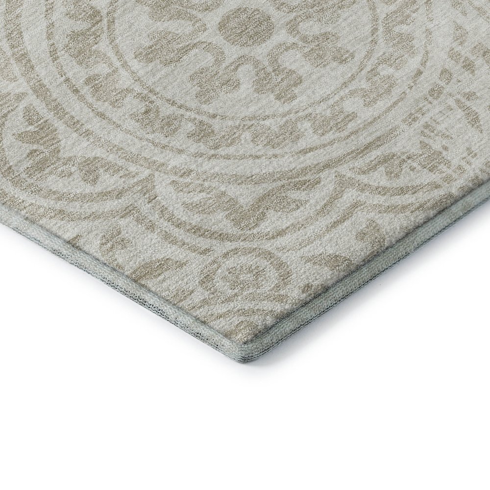 Premium Machine Washable Mayfield AMF758 Ivory 5' x 7'6" Rug. Picture 3