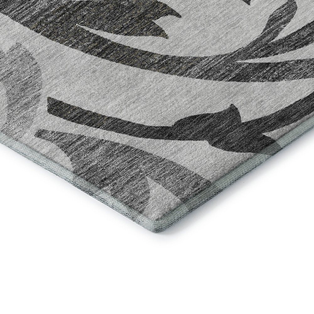 Premium Machine Washable Mayfield AMF764 Gray 5' x 7'6" Rug. Picture 3