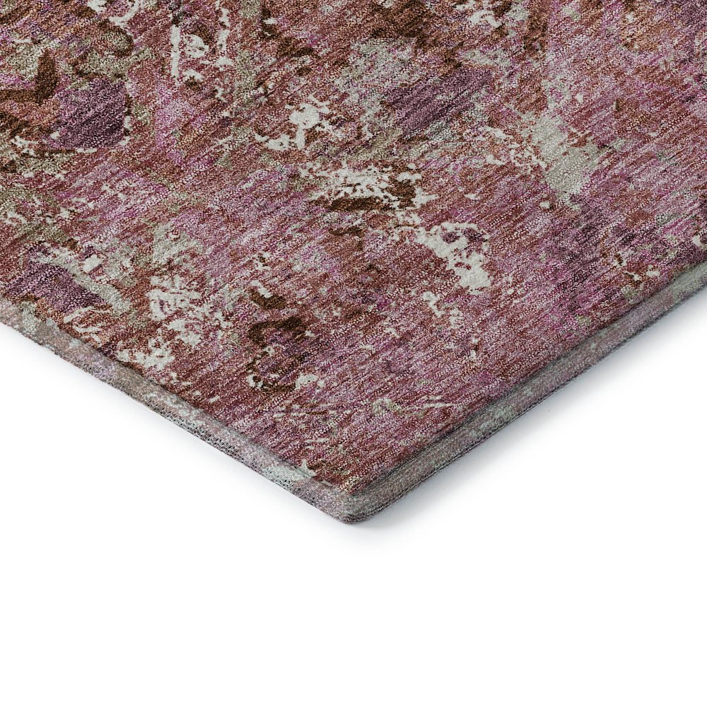 Premium Machine Washable Mayfield AMF768 Pink 5' x 7'6" Rug. Picture 3