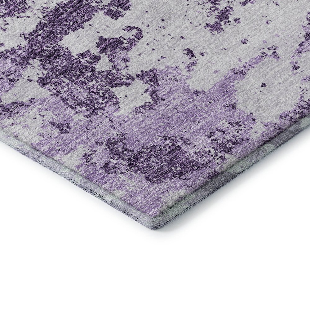 Premium Machine Washable Mayfield AMF769 Lavender 5' x 7'6" Rug. Picture 3