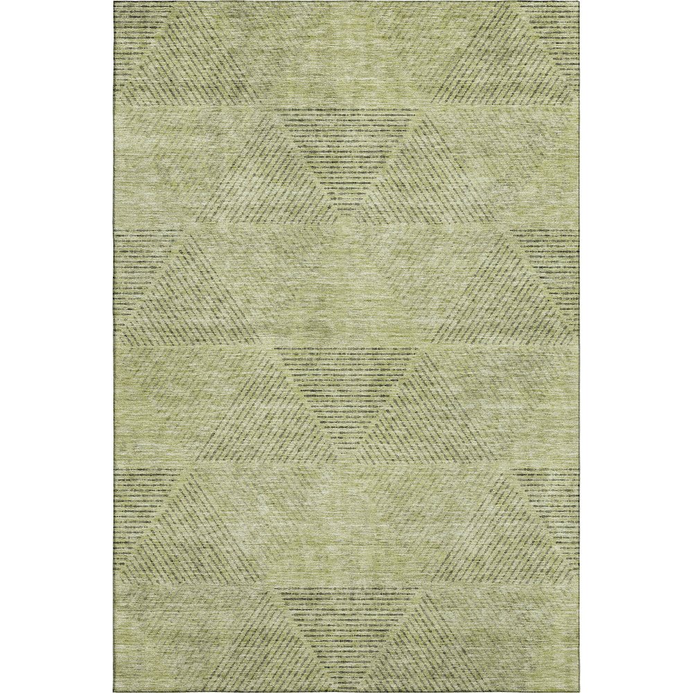 Premium Machine Washable Mayfield AMF777 Aloe 9' x 12' Rug. Picture 1