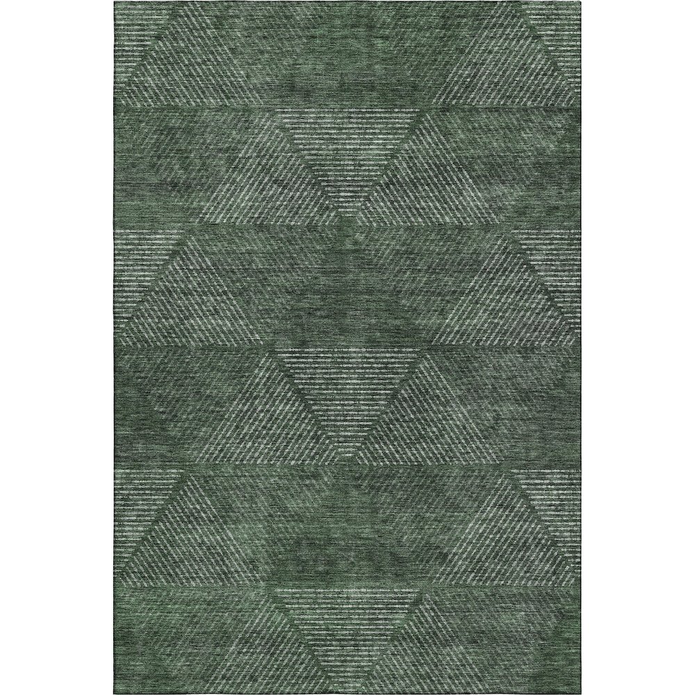 Premium Machine Washable Mayfield AMF777 Fern 9' x 12' Rug. Picture 1