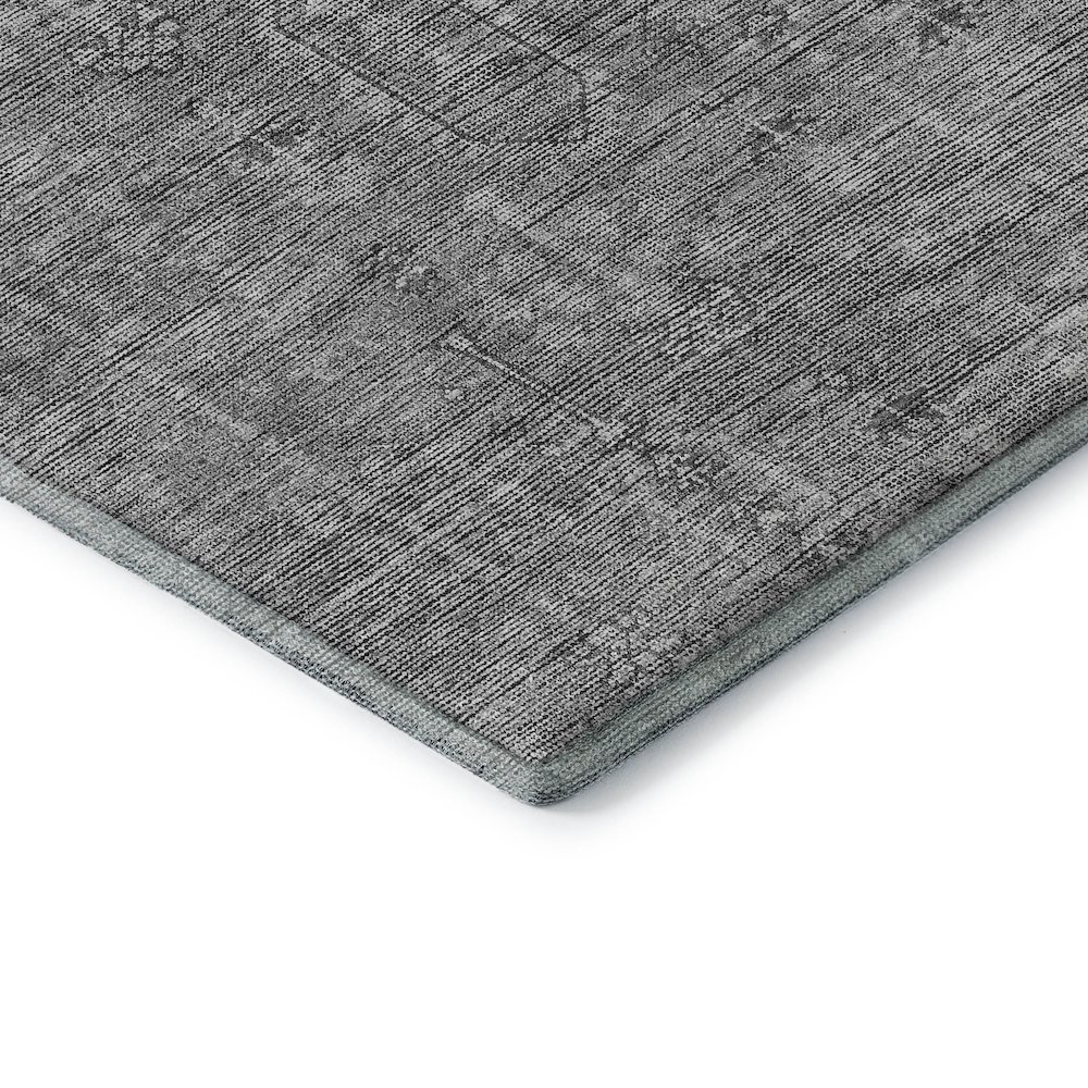Premium Machine Washable Mayfield AMF790 Gray 5' x 7'6" Rug. Picture 3