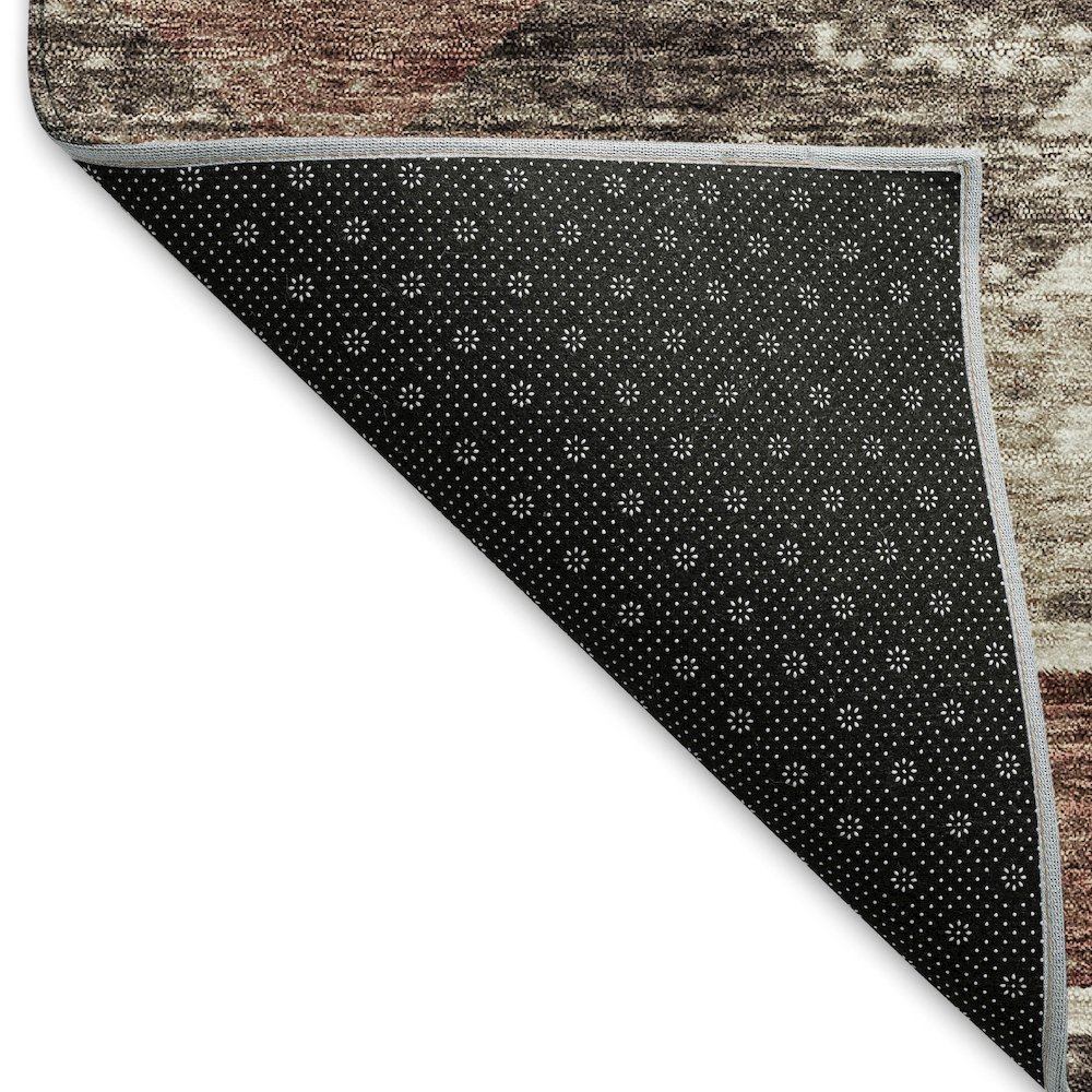 Premium Machine Washable Mayfield AMF798 Chocolate 5' x 7'6" Rug. Picture 2