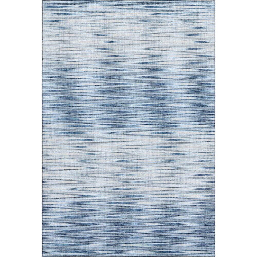Premium Machine Washable Mayfield AMF800 Blue 9' x 12' Rug. Picture 1