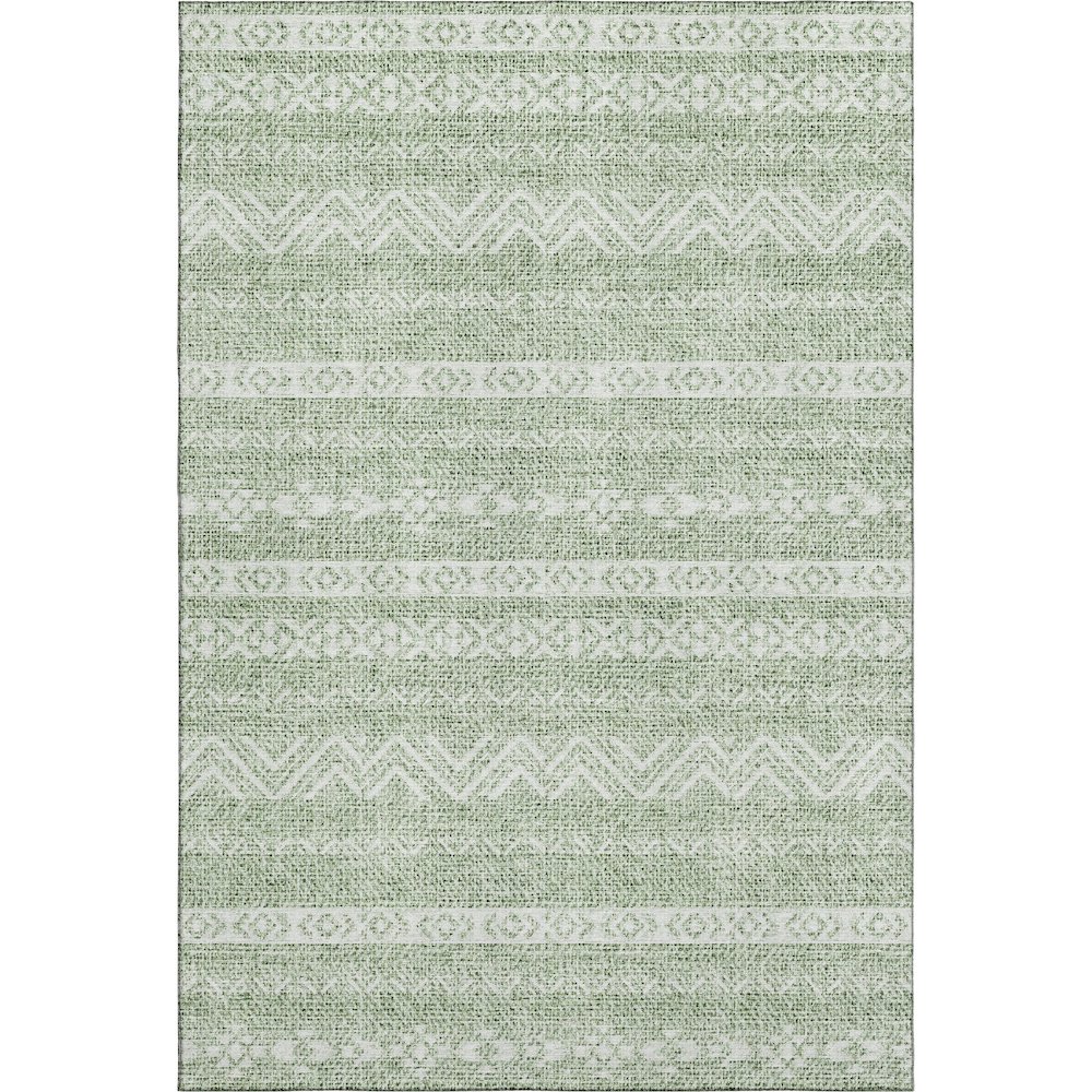Premium Machine Washable Mayfield AMF803 Aloe 9' x 12' Rug. Picture 1