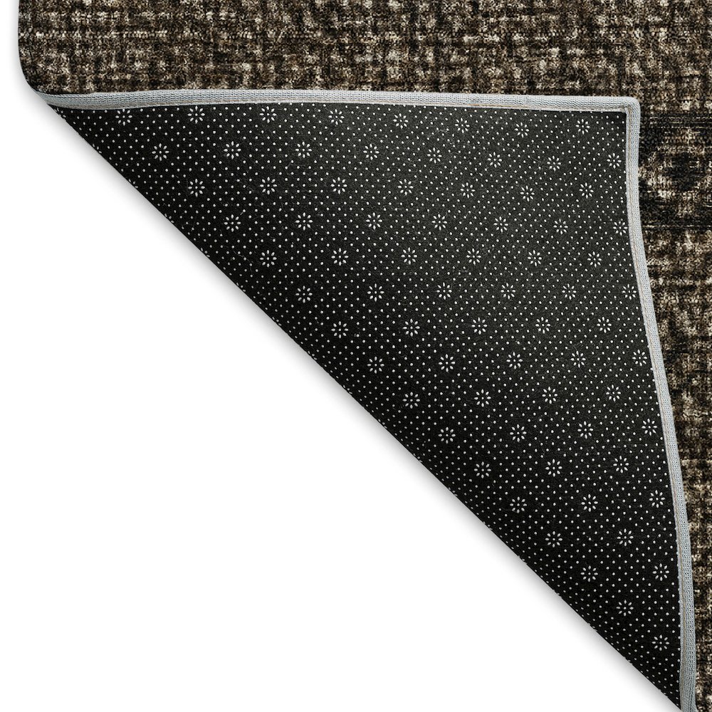 Premium Machine Washable Mayfield AMF803 Chocolate 5' x 7'6" Rug. Picture 2