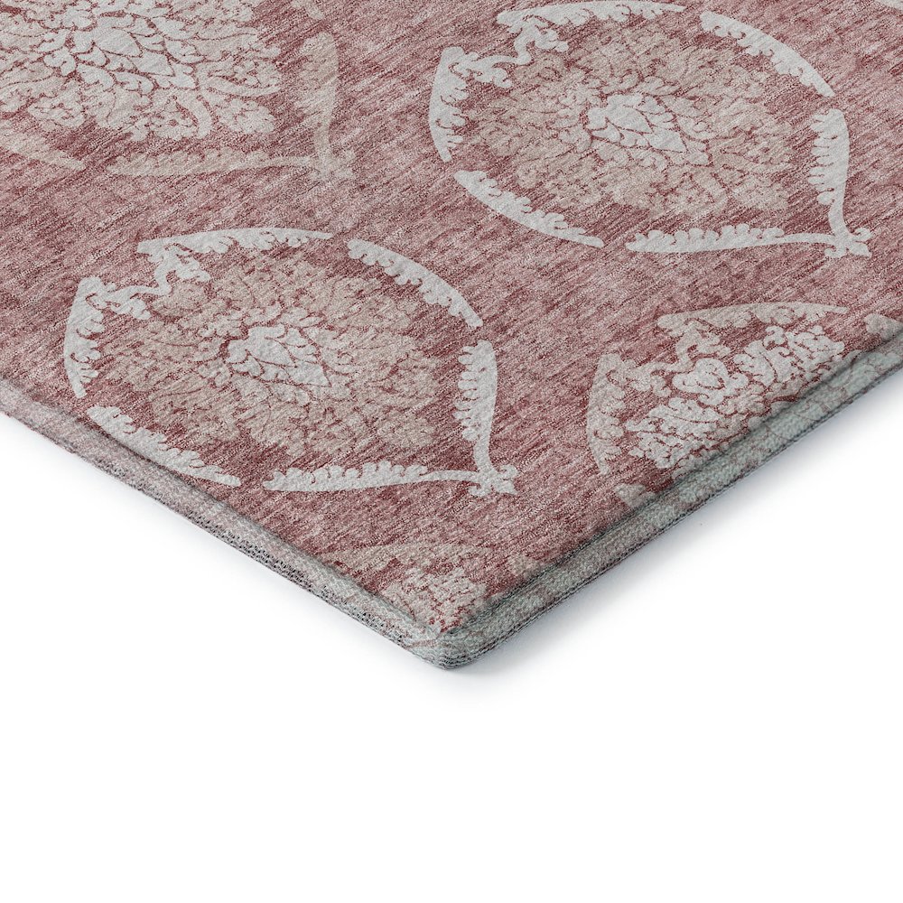 Premium Machine Washable Mayfield AMF810 Pink 5' x 7'6" Rug. Picture 3