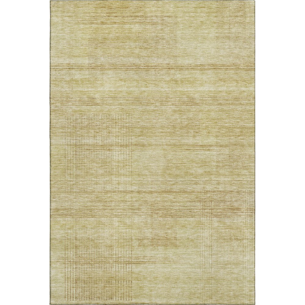 Premium Machine Washable Mayfield AMF820 Gold 9' x 12' Rug. Picture 1
