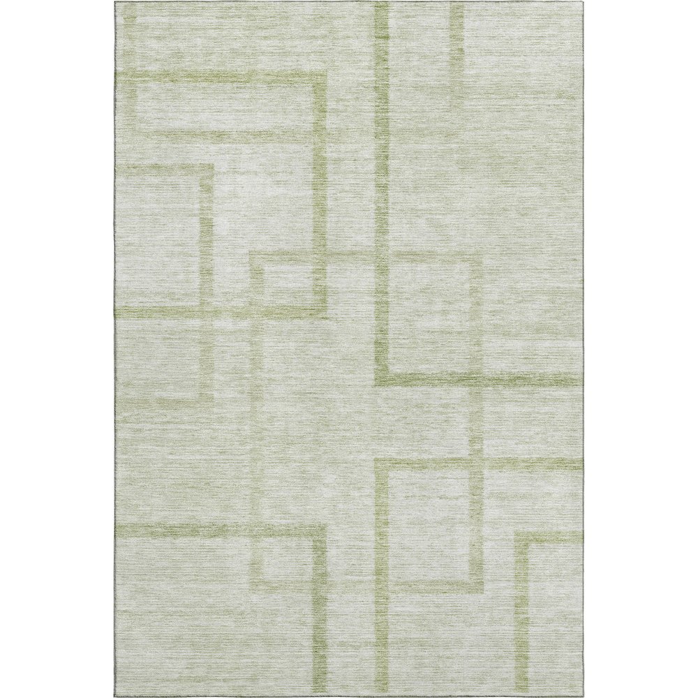 Premium Machine Washable Mayfield AMF827 Aloe 9' x 12' Rug. Picture 1