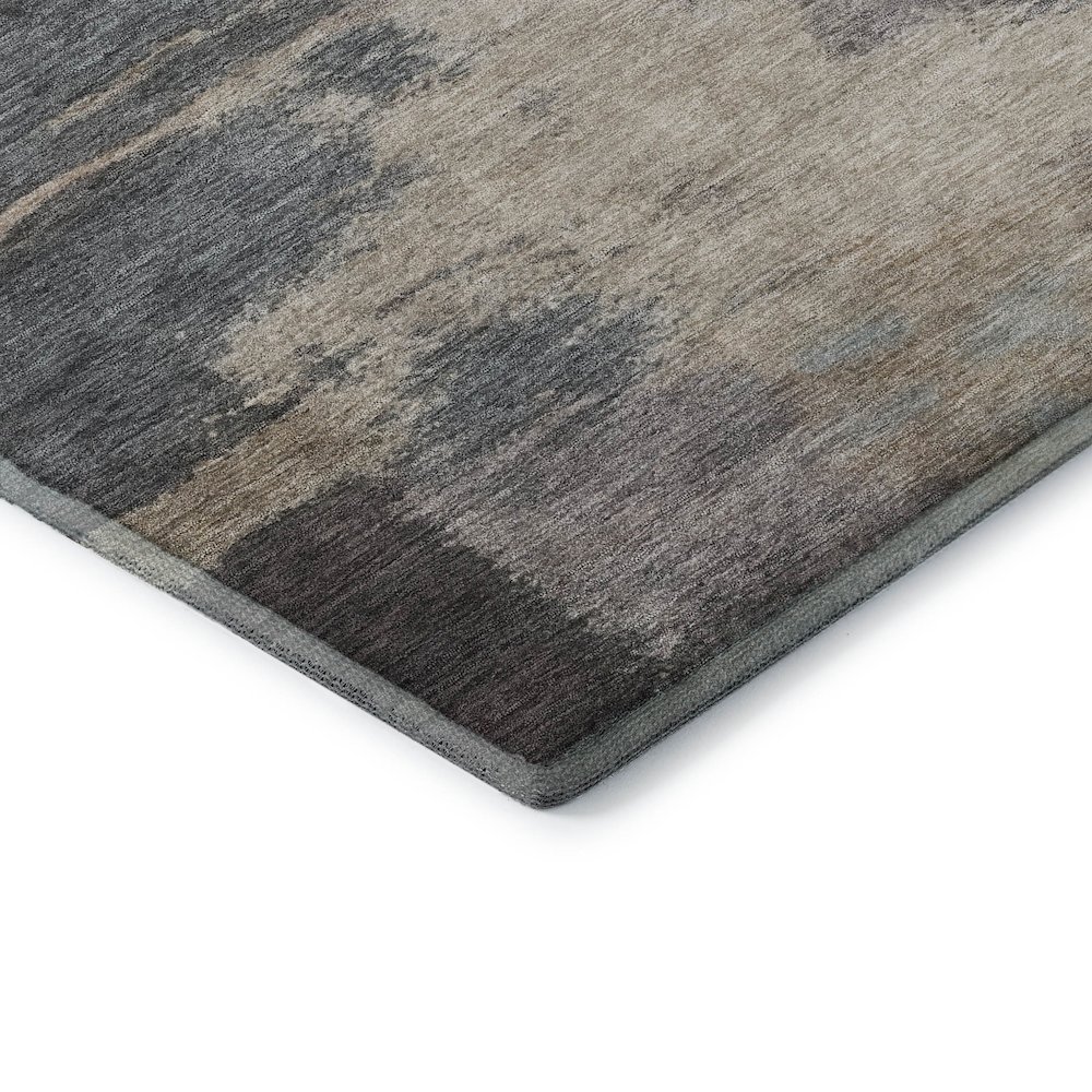 Premium Machine Washable Mayfield AMF831 Gray 5' x 7'6" Rug. Picture 3