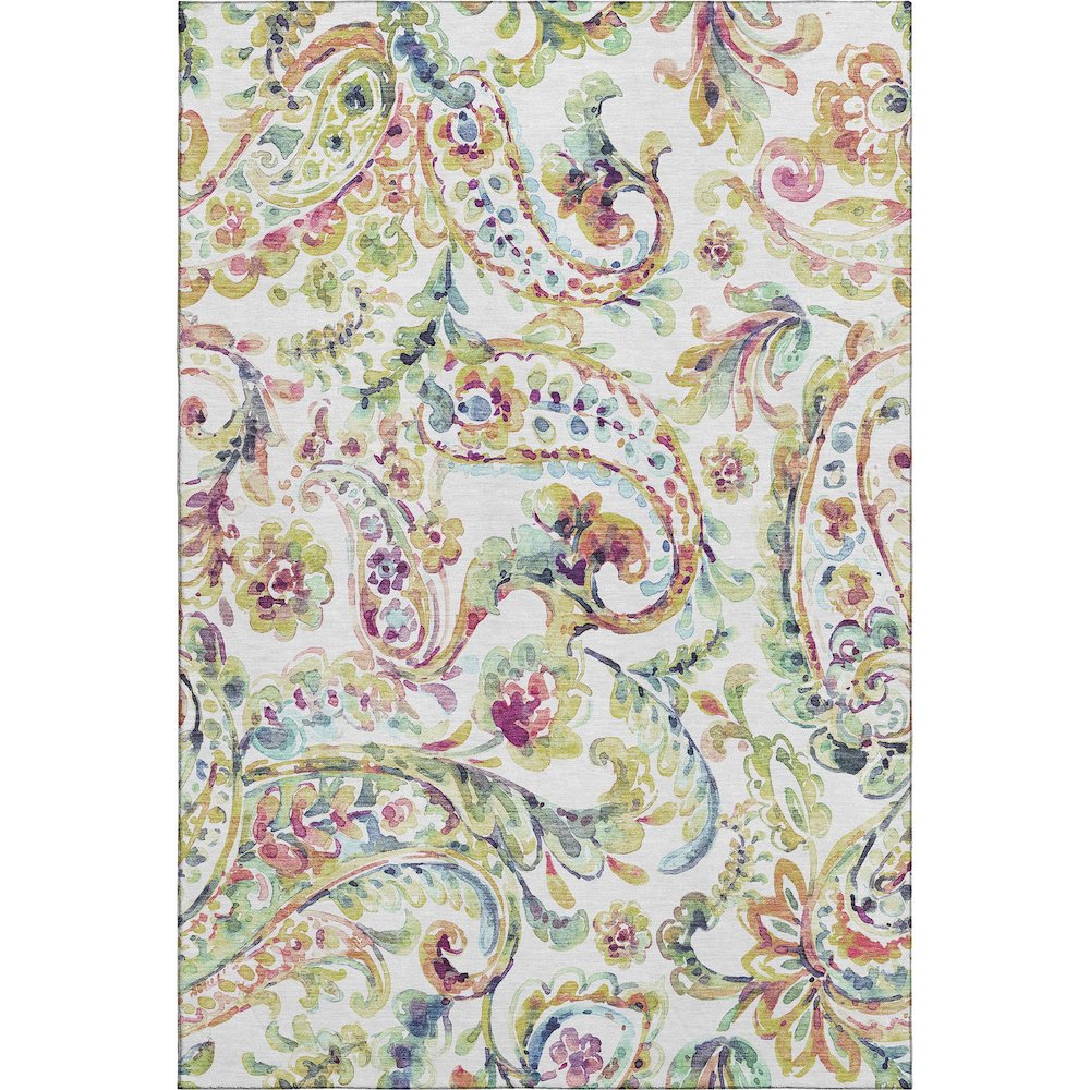 Premium Machine Washable Mayfield AMF834 Ivory 9' x 12' Rug. Picture 1