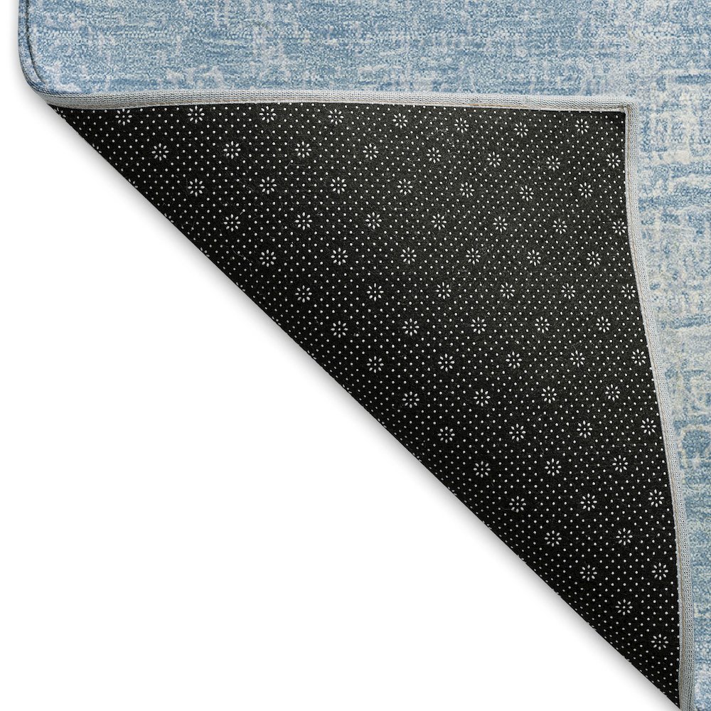 Premium Machine Washable Mayfield AMF839 Blue 5' x 7'6" Rug. Picture 2