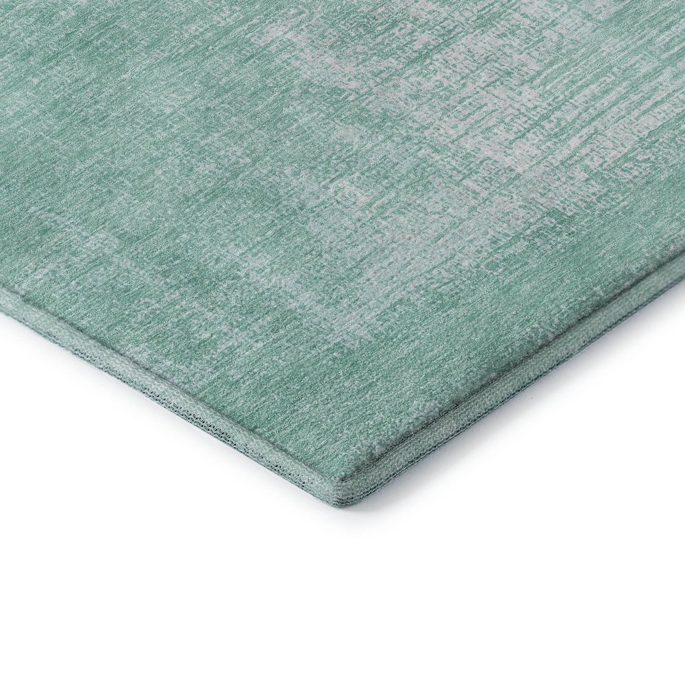 Premium Machine Washable Mayfield AMF839 Turquoise 5' x 7'6" Rug. Picture 3