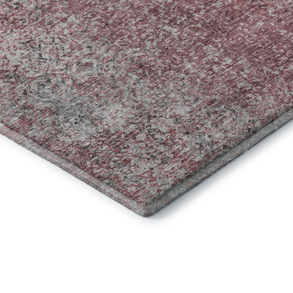 Premium Machine Washable Mayfield AMF840 Merlot 5' x 7'6" Rug. Picture 3