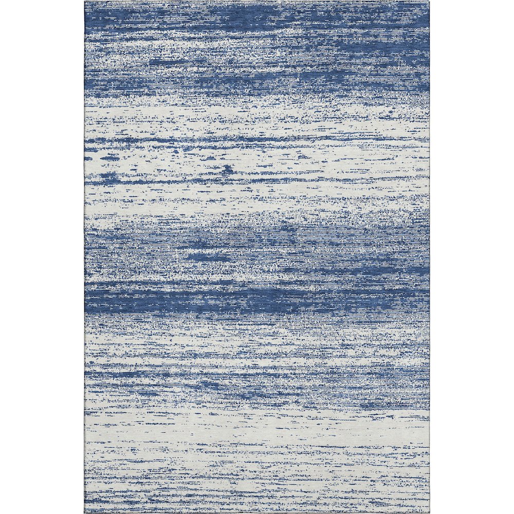 Premium Machine Washable Mayfield AMF859 Navy 9' x 12' Rug. Picture 1