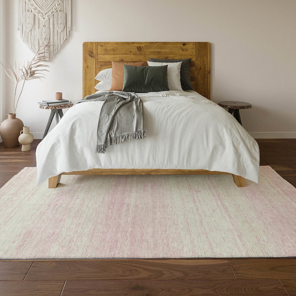Premium Machine Washable Mayfield AMF859 Pink 9' x 12' Rug. Picture 6