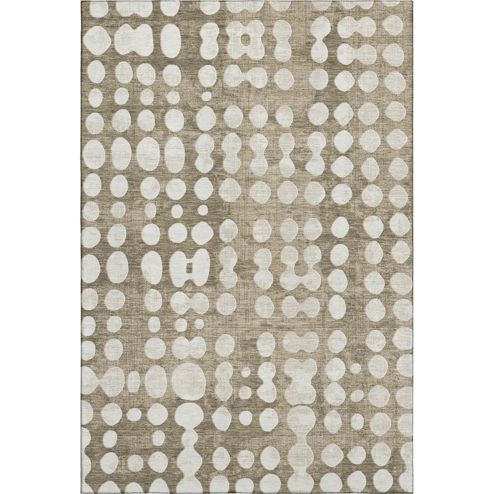 Premium Machine Washable Mayfield AMF869 Taupe 9' x 12' Rug. Picture 1