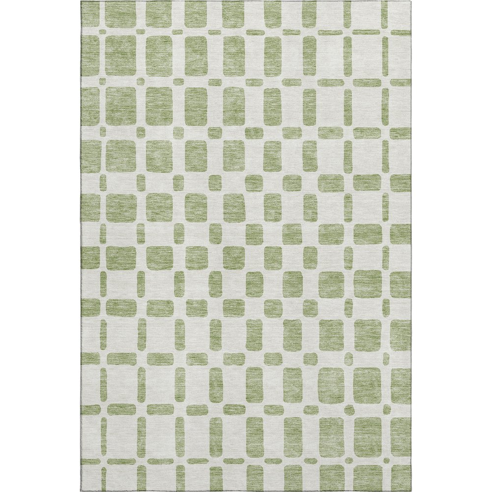 Premium Machine Washable Mayfield AMF871 Aloe 9' x 12' Rug. Picture 1