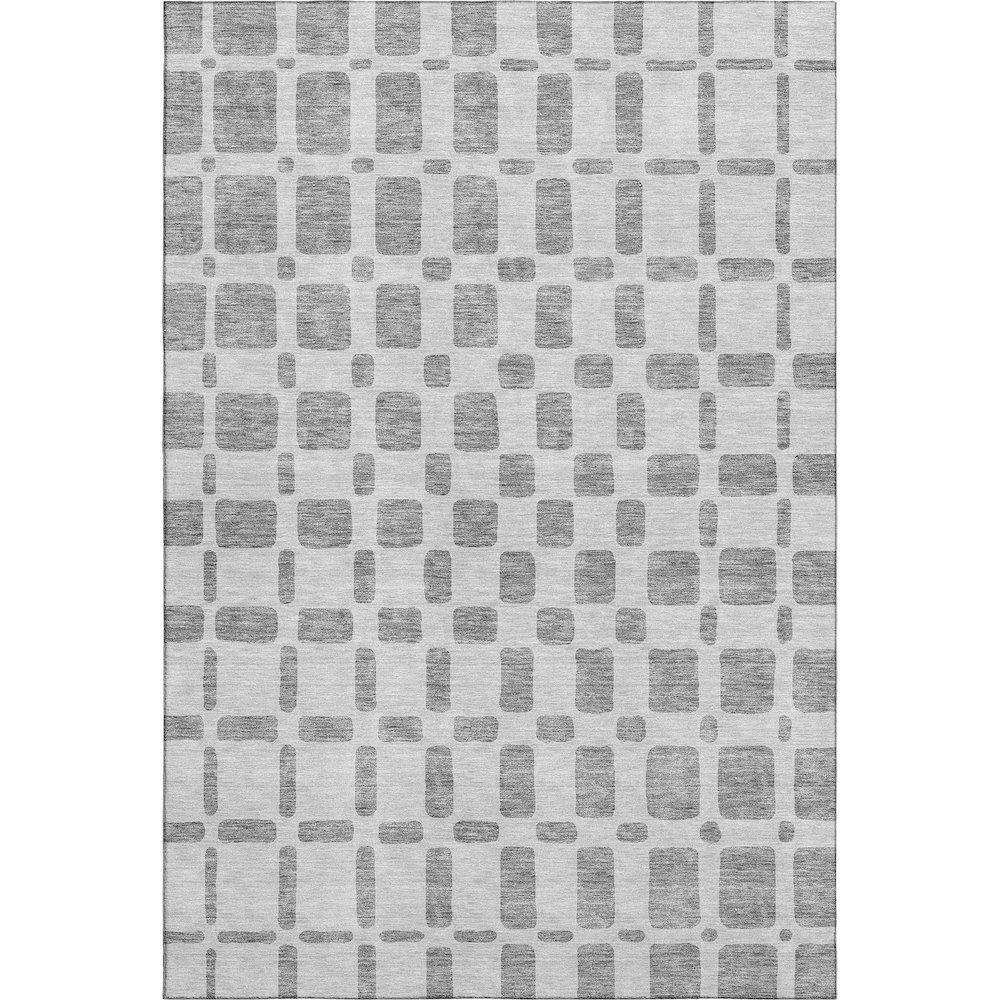 Premium Machine Washable Mayfield AMF871 Gray 9' x 12' Rug. Picture 1
