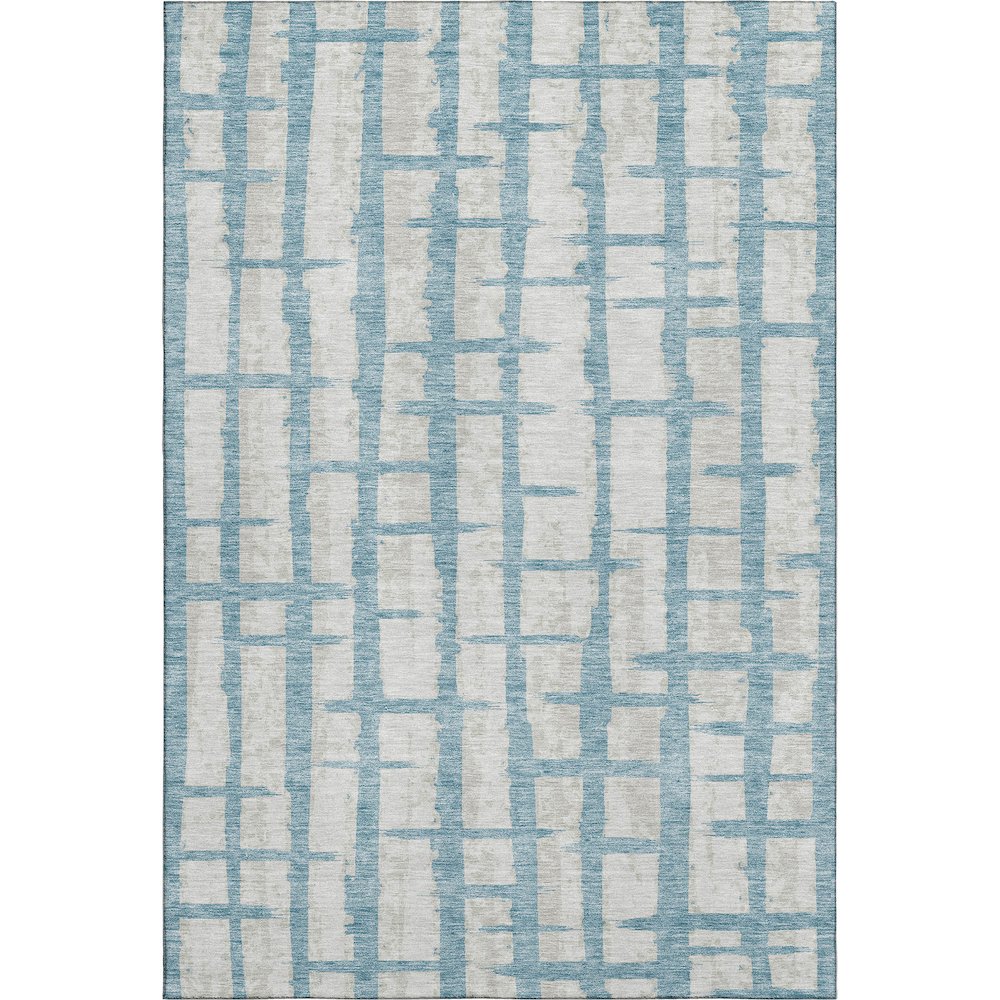 Premium Machine Washable Mayfield AMF872 Sky 9' x 12' Rug. Picture 1