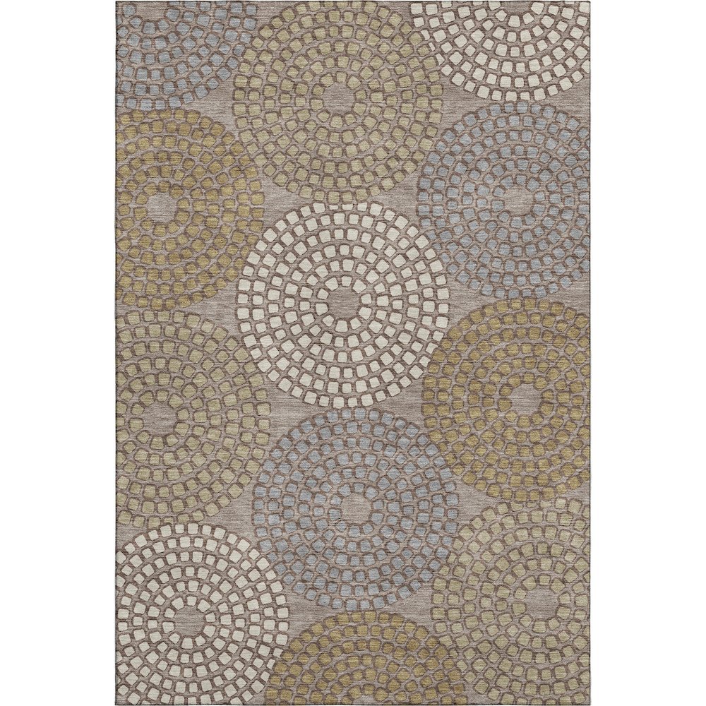 Premium Machine Washable Mayfield AMF882 Taupe 9' x 12' Rug. Picture 1