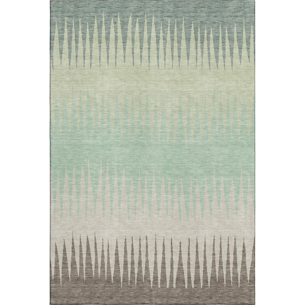 Premium Machine Washable Mayfield AMF886 Aloe 9' x 12' Rug. Picture 1