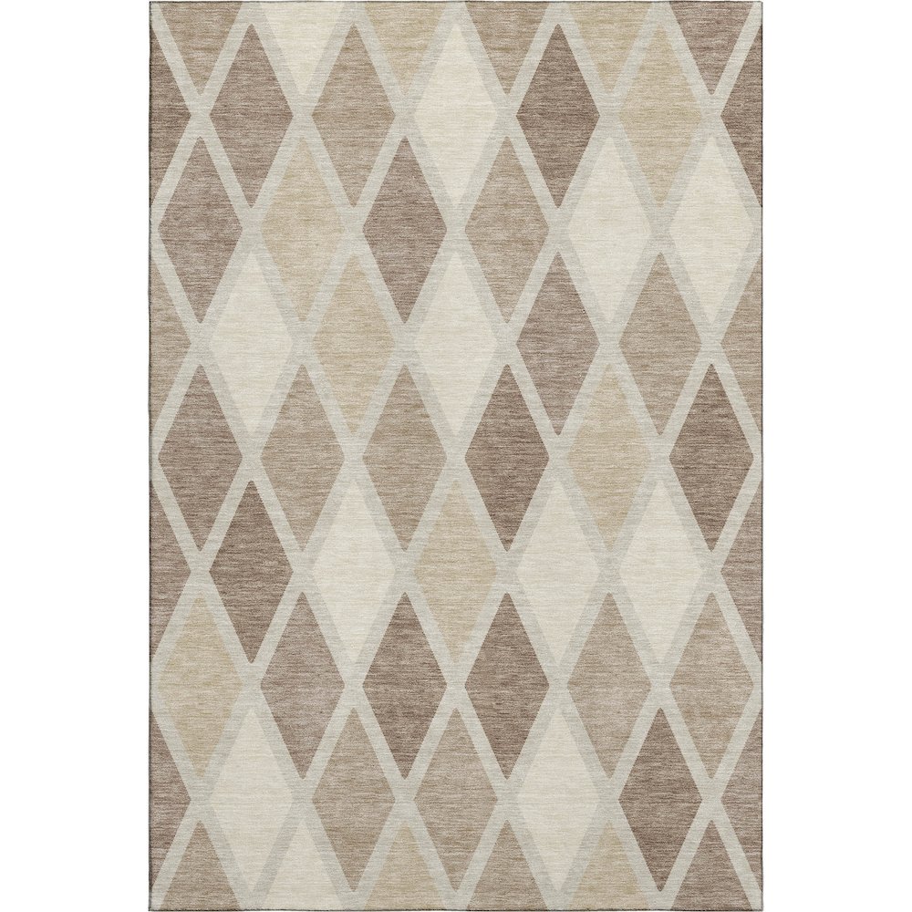 Premium Machine Washable Mayfield AMF887 Taupe 9' x 12' Rug. Picture 1