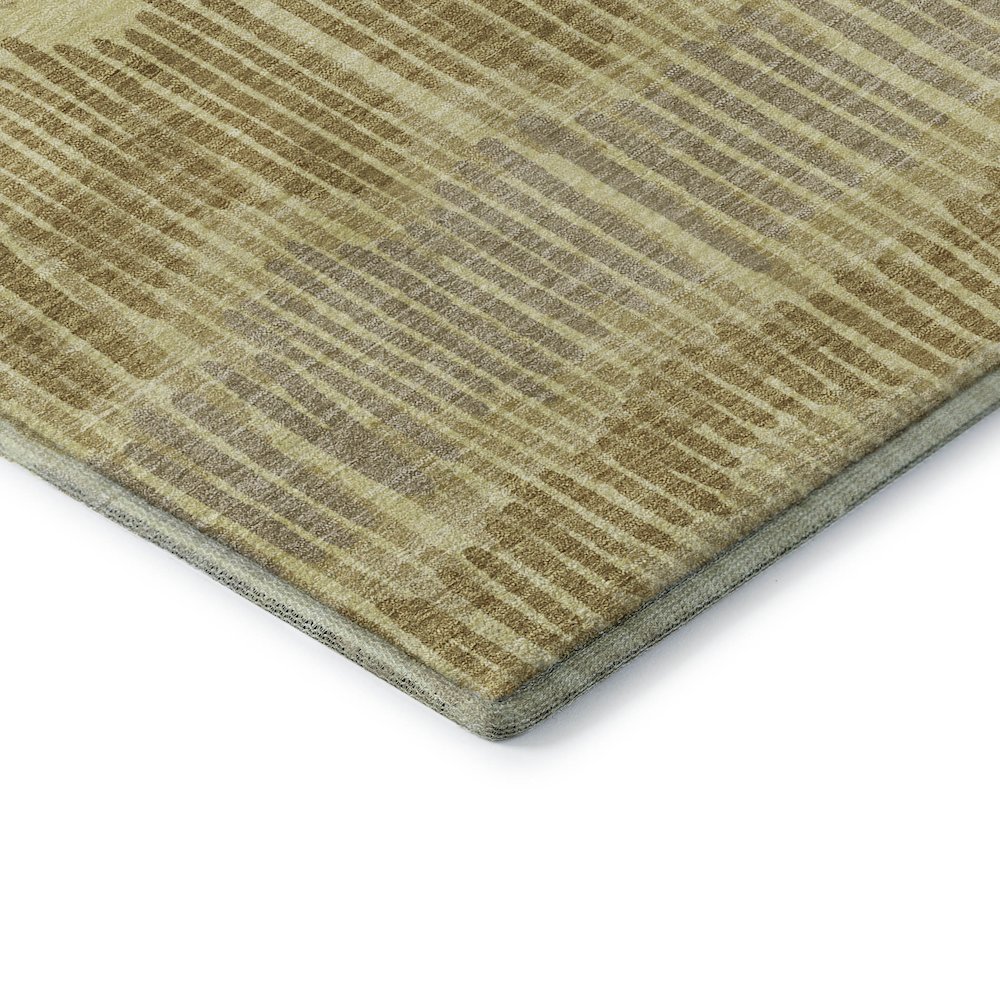 Premium Machine Washable Mayfield AMF889 Gold 5' x 7'6" Rug. Picture 3