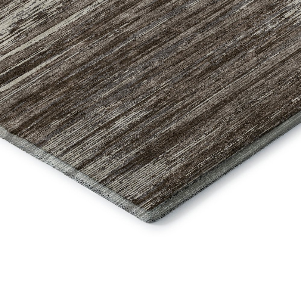 Premium Machine Washable Mayfield AMF896 Brown 5' x 7'6" Rug. Picture 3